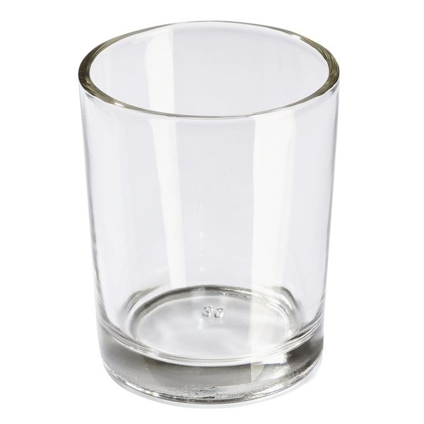 Teelichtglas klar / transparent 5,6 x 6,7 cm