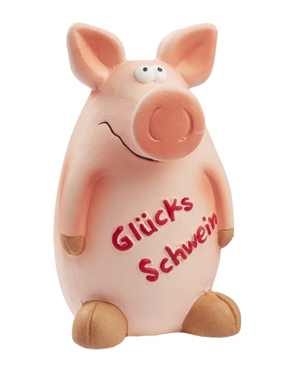 Glücks-Schweinchen, 10 x 5 cm