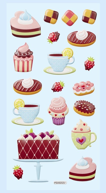 SOFTY-Sticker Cup-Cakes
