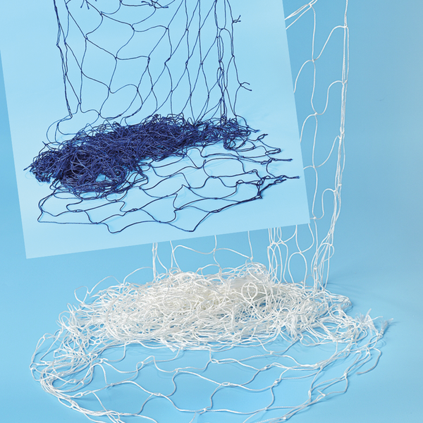Fischernetz, 1 x 1 m, natur oder blau