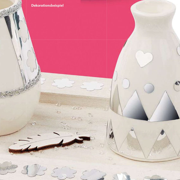 Vase Design I, 8 cm, weiß