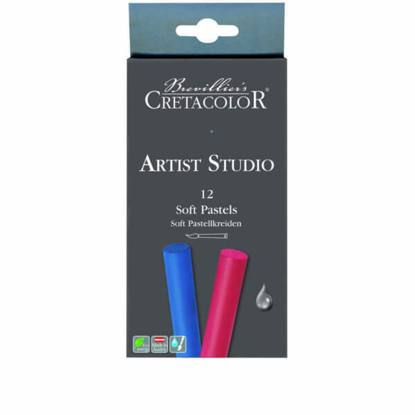 CRETACOLOR Studio Soft Pastell-Kreide, 12er Set